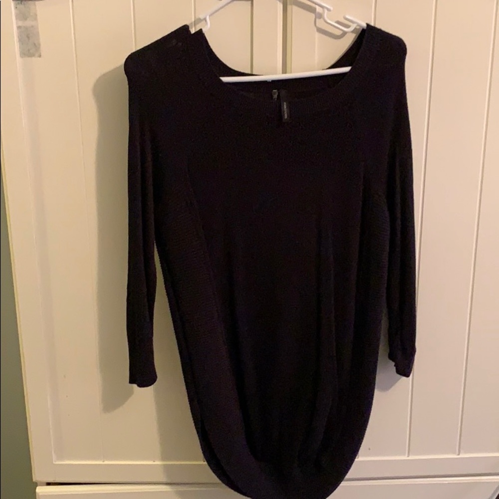 Black long sweater